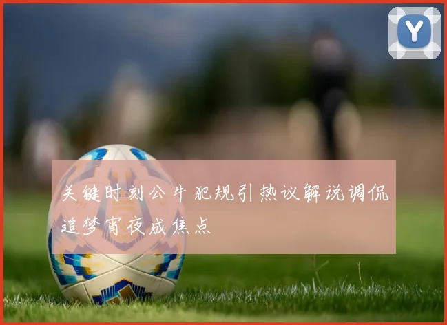 关键时刻公牛犯规引热议解说调侃追梦宵夜成焦点